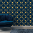 Blue Luxury Geometric Wallpaper