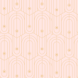 Luxury Pink Geometric Wallpaper
