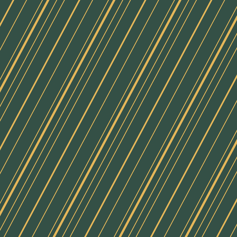 Papier peint Rayures diagonales dorées et vertes