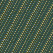 Tapete Goldene und grüne diagonale Streifen