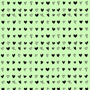 Children's wallpaper Hearts