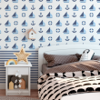 Children's Wallpaper Ships and Anchors