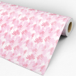 Papier peint floral rose automnal