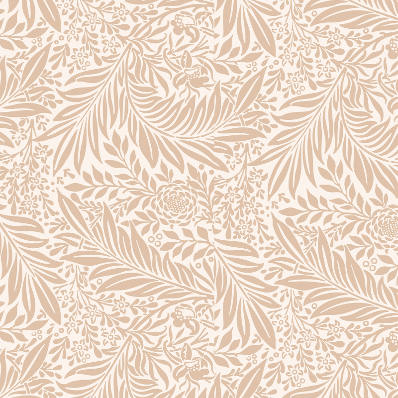 Papier peint floral tropical unicolore