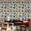 Papel Pintado Juvenil Día de Muertos con Motivo Calaveras