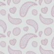 Doodle Children's Wallpaper Pink-Sweet Papaya