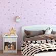 Children's Wallpaper Lilac Sparkles