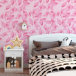 Autumn Pink Floral Wallpaper