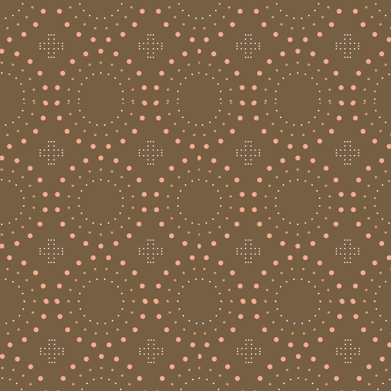 Brown Cross Geometric Wallpaper
