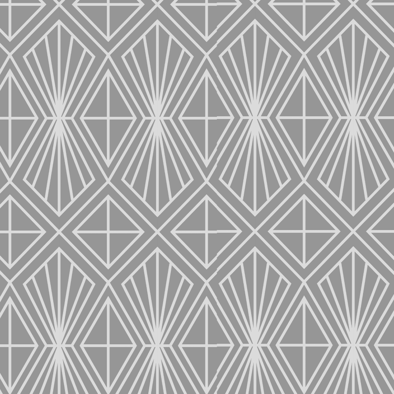 Papier peint géométrique monochrome gris