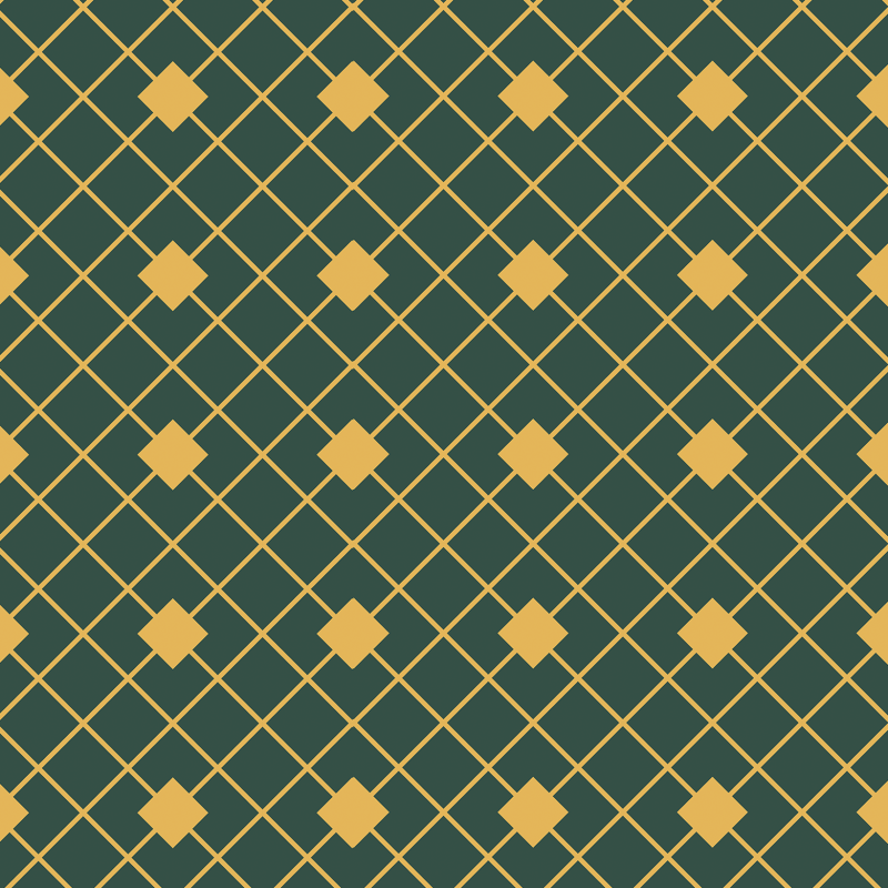 Geometric Wallpaper Gold and green