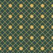 Geometric Wallpaper Gold and green