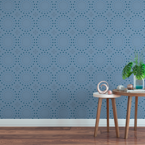 Blue Cross Geometric Wallpaper