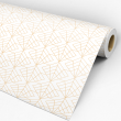 Papier peint géométrique blanc de luxe