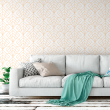 Luxury White Geometric Wallpaper