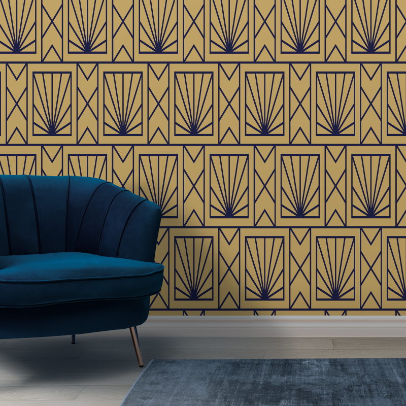 Egyptian Geometric Wallpaper