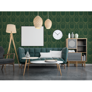Luxury Green Geometric...