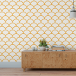 Wallpaper Textura Escamas Amarillo