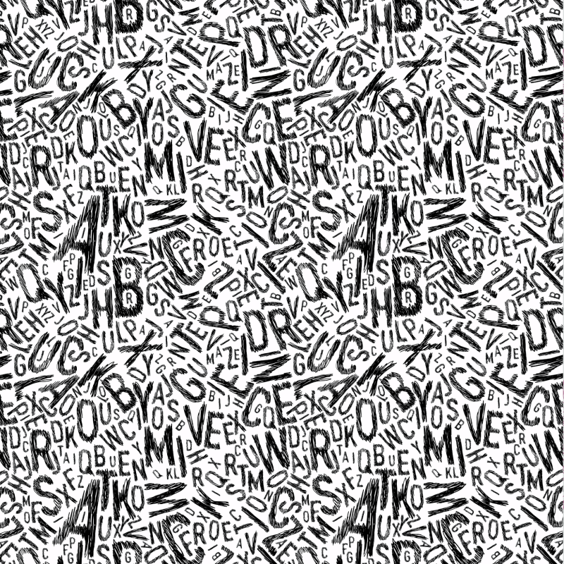 Youth Wallpaper Letters White