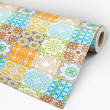 Papier Peint Carrelage Multicolore