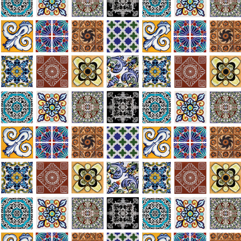 Vintage Tile Wallpaper