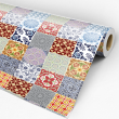 Multicolored Tile Wallpaper