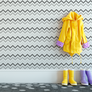 Dark Grey Horizontal Zig...