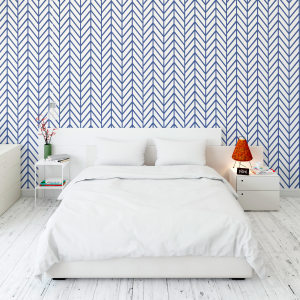 Zig zag wallpaper blue arrows