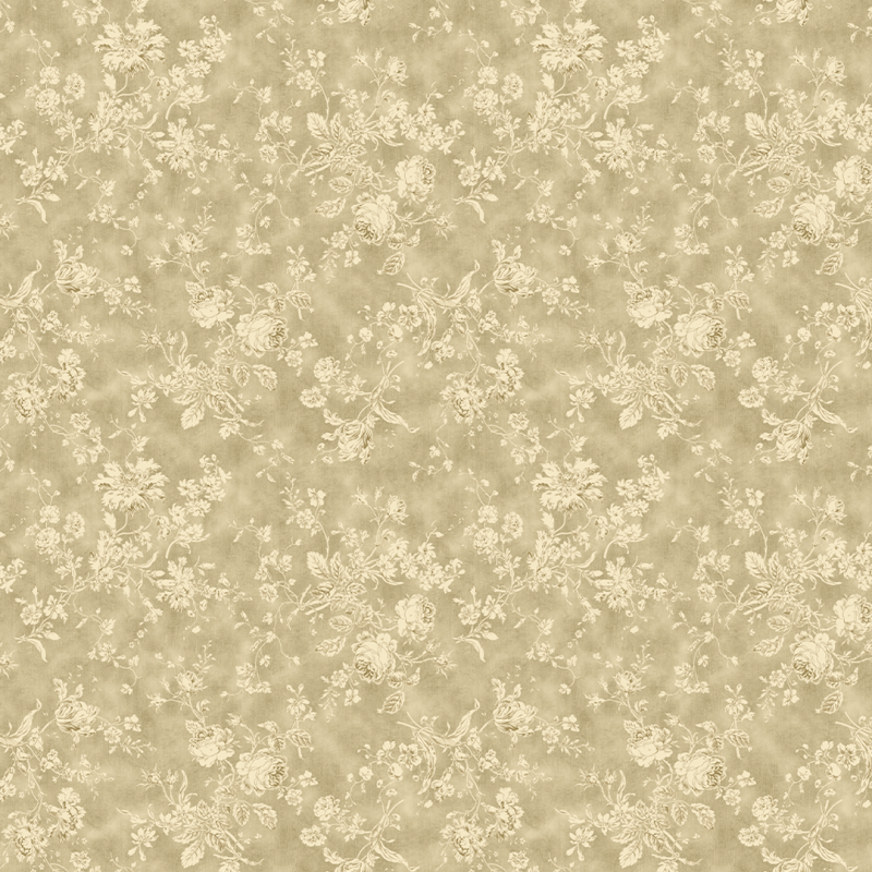 Floral Wallpaper in cream tones