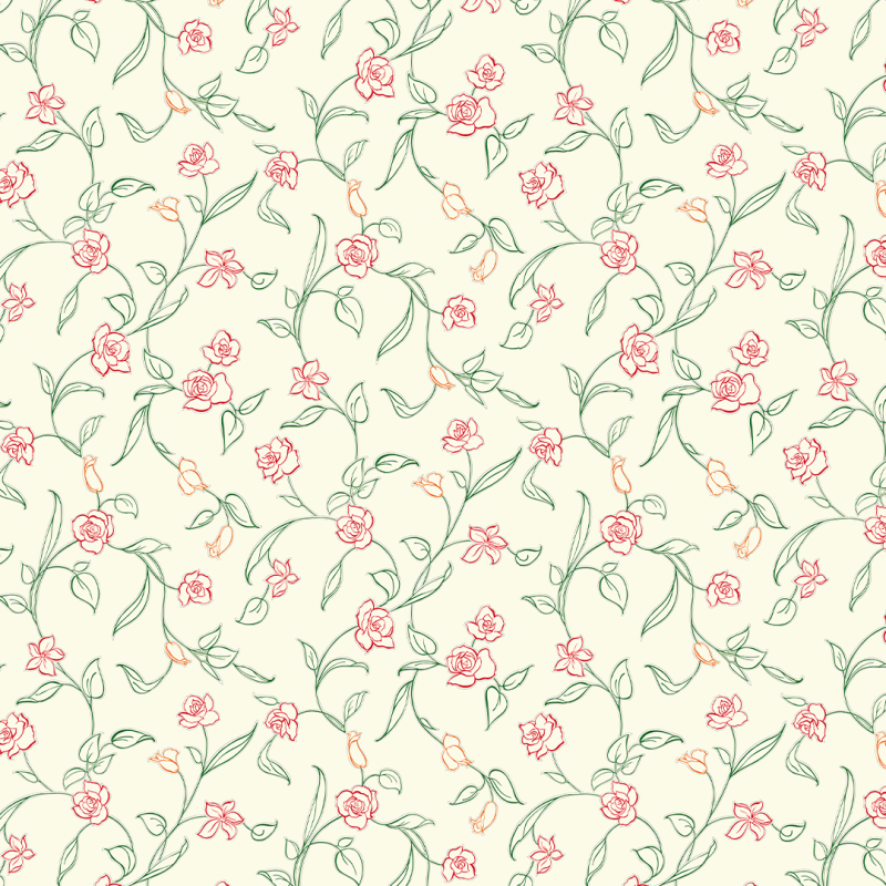 Simple Floral Wallpaper