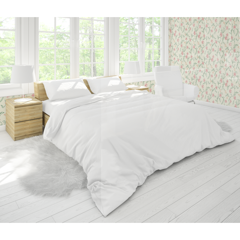 Papier peint floral simple