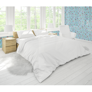 Papier peint floral coloré...