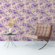 Papier peint floral Jardin de violettes