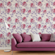 French Garden Floral Wallpaper