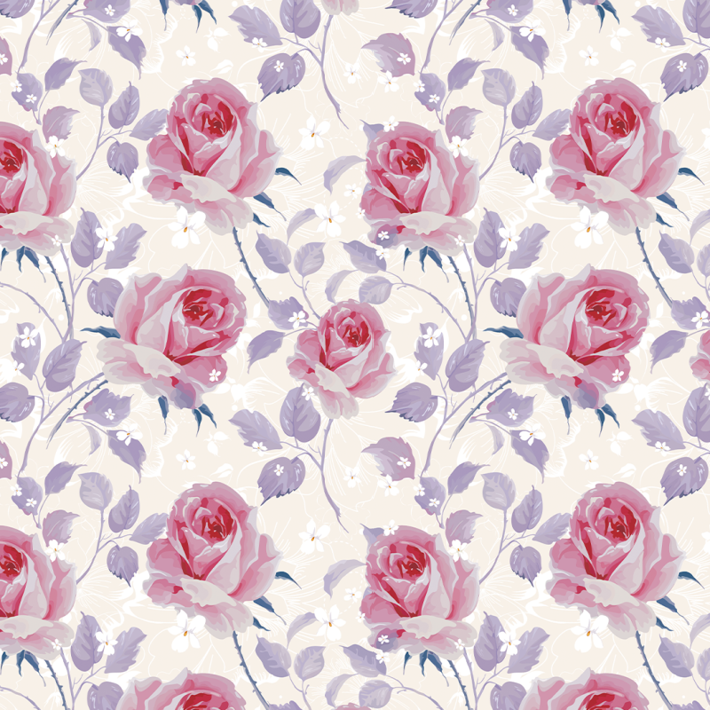 French Garden Floral Wallpaper