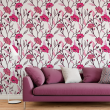 Floral Wallpaper Pink Tulips