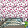 Floral Wallpaper Pink Tulips