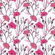 Floral Wallpaper Pink Tulips