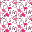 Papel Pintado Floral Tulipanes rosados