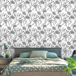 Floral Wallpaper Tulips in grays