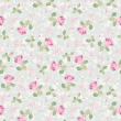 Pastel Roses Floral Wallpaper