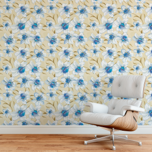 Orchid Floral Wallpaper