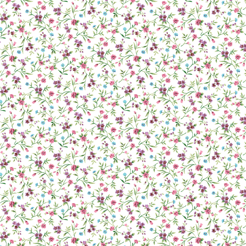 Bunte Blumentapete