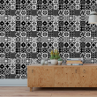 Black and White Tile Wallpaper