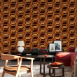Geometric Wood Wallpaper