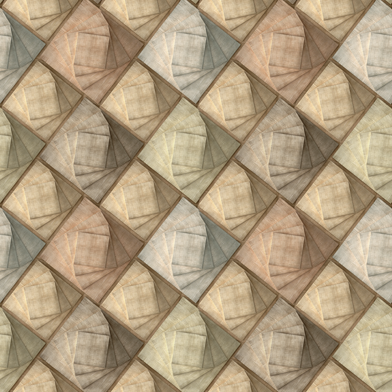 Geometric Wood Wallpaper
