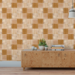 Geometrische Holz Tapete