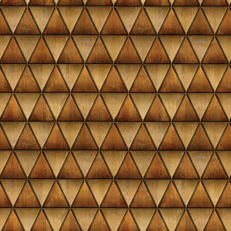 Geometric Wood Wallpaper