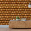 Geometrische Holz Tapete
