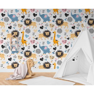 Papel Pintado infantil León...